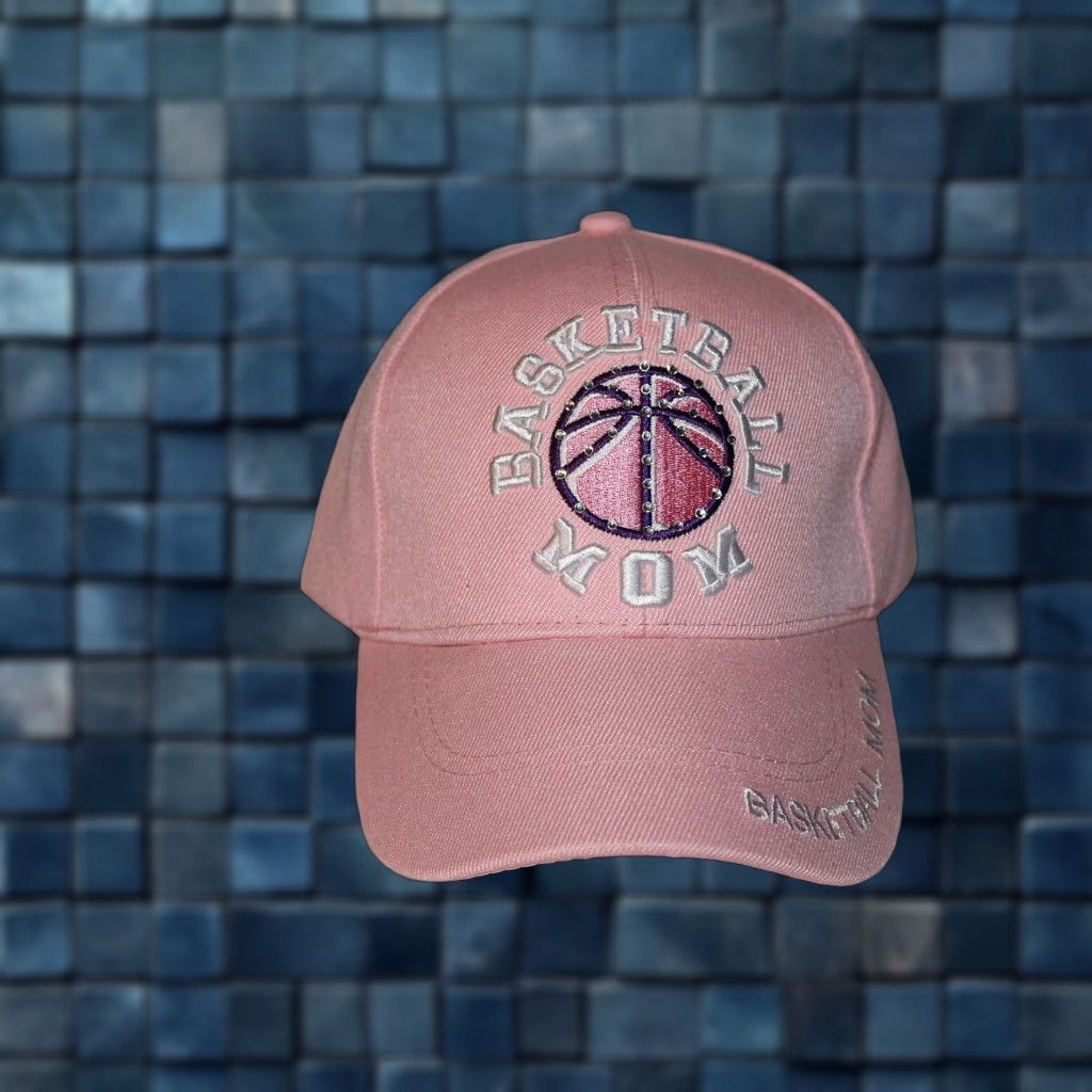 Vintage VINTAGE CALI Basketball Cap Unisex Adults Adjustable Pink Sports Mom Baseball Hat Size ONE SIZE - 1 Thumbnail