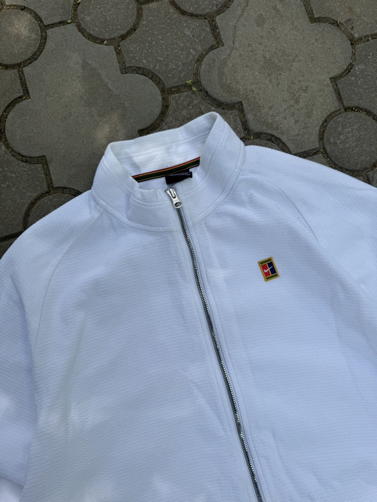 Nike × Vintage Vintage Nike Challenge Court Y2K Zip Hoodie Size US L / EU 52-54 / 3 - 3 Thumbnail