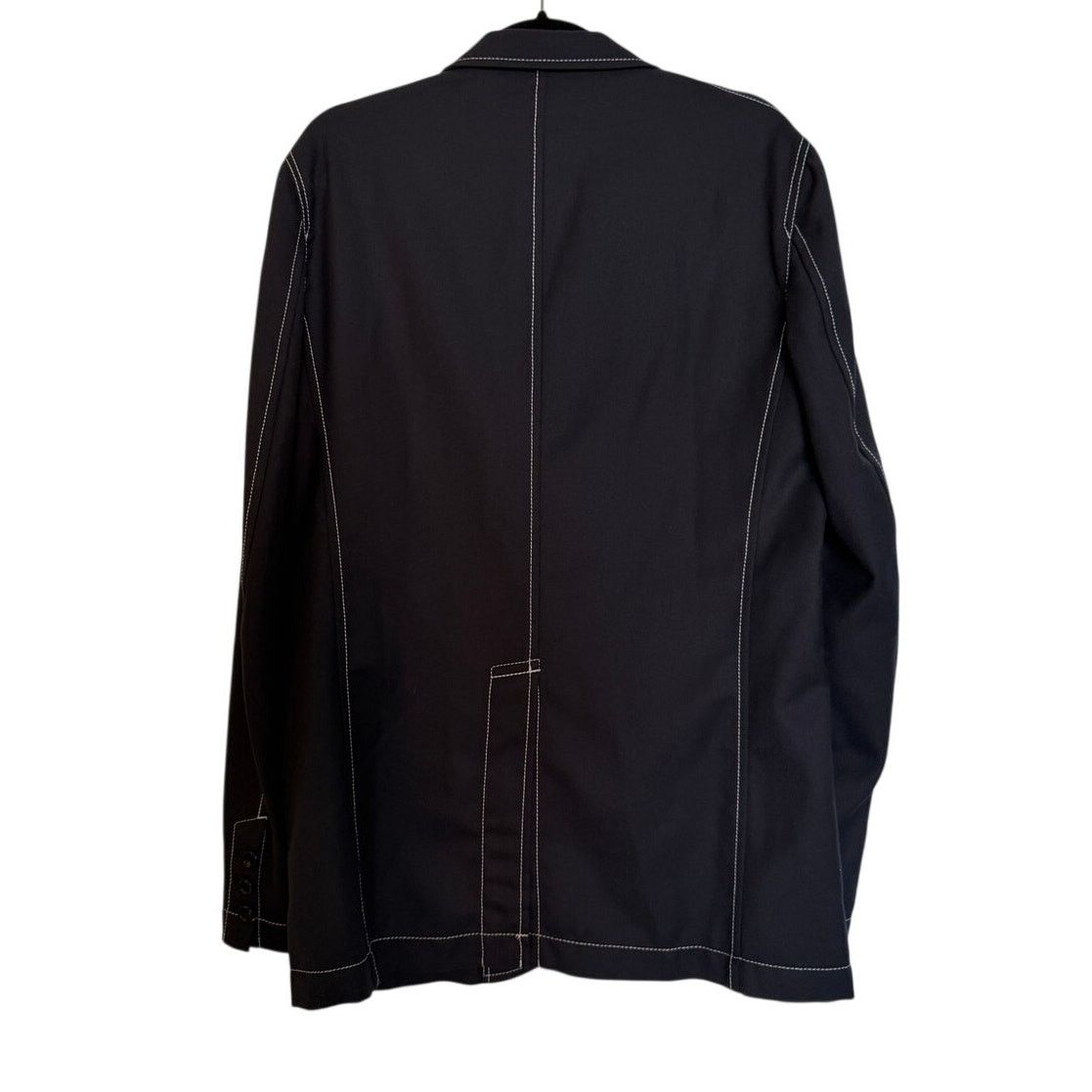 Comme des Garcons Comme des Garçons NWT Navy Blue Wool Gabardine Blazer Size US XS / EU 42 / 0 - 2 Thumbnail