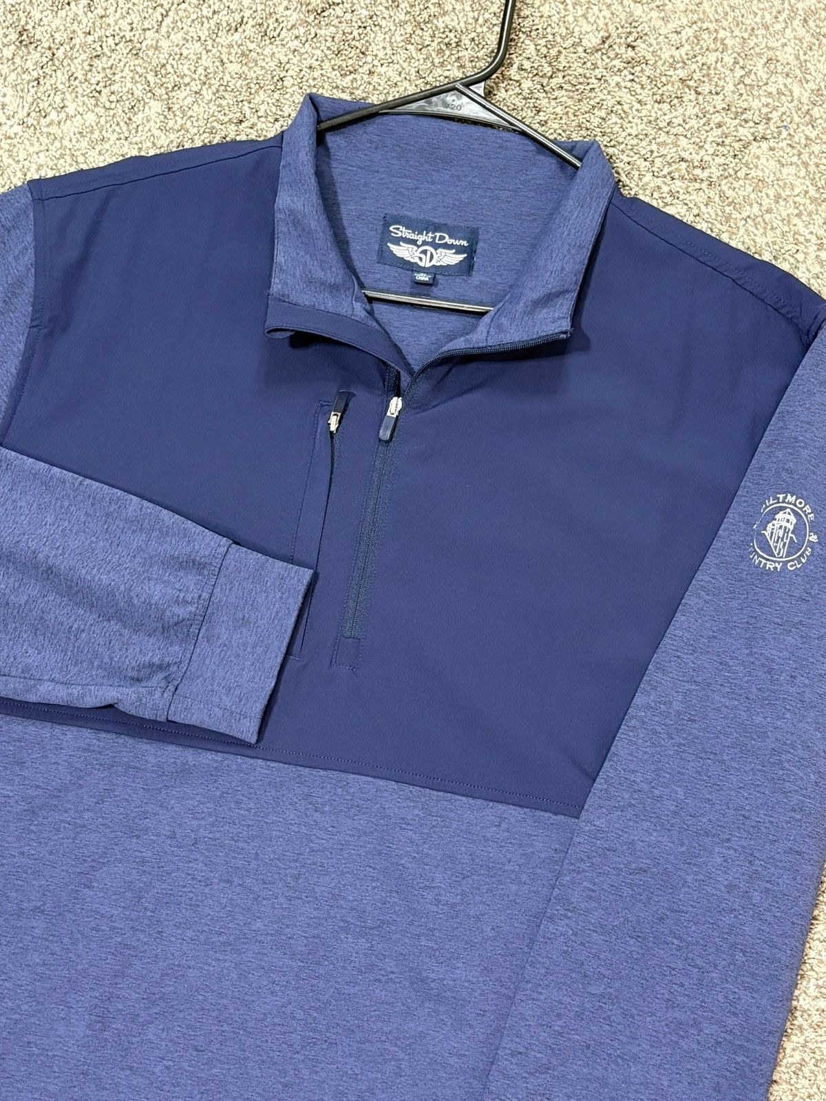 Other Straight Down Men Harding Hybrid 1/4 Zip Golf Performance XL Size US XL / EU 56 / 4 - 6 Thumbnail