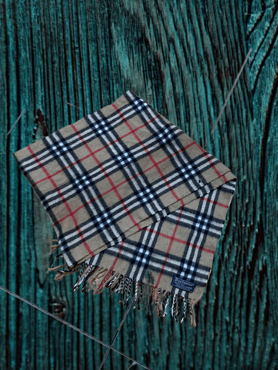 Burberry Vintage Burberry Cashmere Scarf Muffler Novacheck Size ONE SIZE - 1 Thumbnail