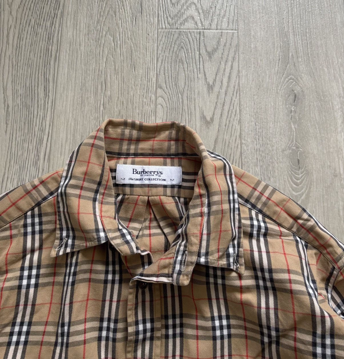 Burberry × Vintage Vintage Burberrys London Nova Check Shirt Size US M / EU 48-50 / 2 - 2 Thumbnail