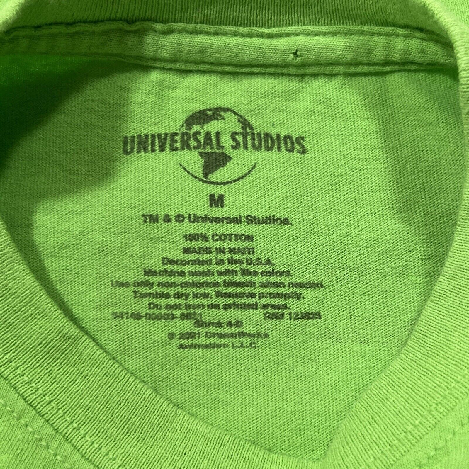 Universal Studios Universal Studios Medium Shrek 4-D Green Graphic T Shirt Size US M / EU 48-50 / 2 - 3 Thumbnail