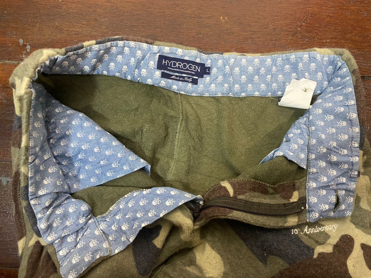 HYDROGEN Hydrogen sweat camo pants made in Italy size 34-35 Size US 34 / EU 50 - 9 Thumbnail