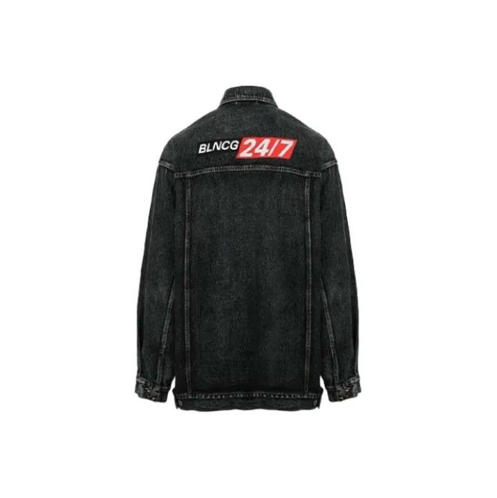 Balenciaga Balenciaga Vintage Logo Denim Jacket for Men Size US L / EU 52-54 / 3 - 1 Thumbnail