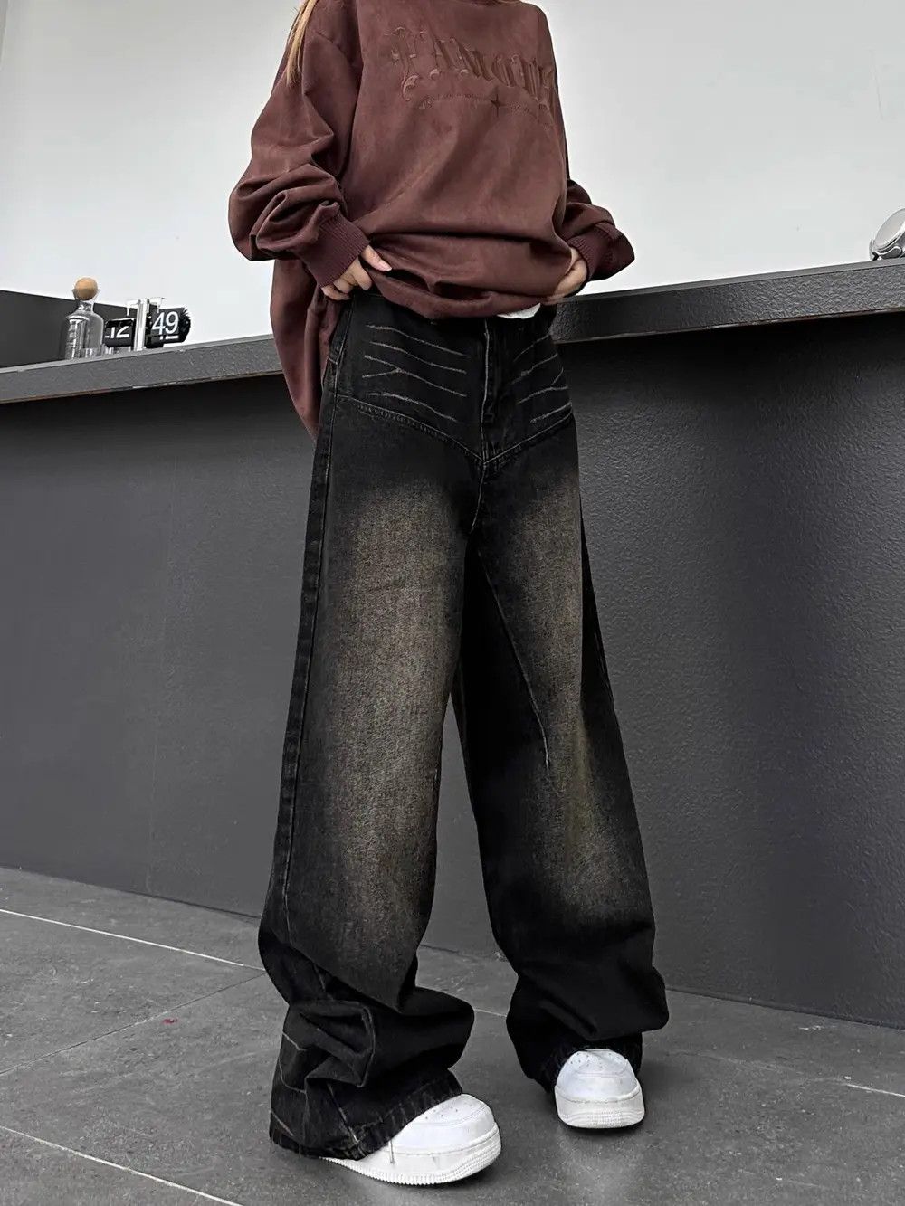 Japanese Brand × Jean Black Baggy Denim Jeans Size US 28 / EU 44 - 3 Thumbnail