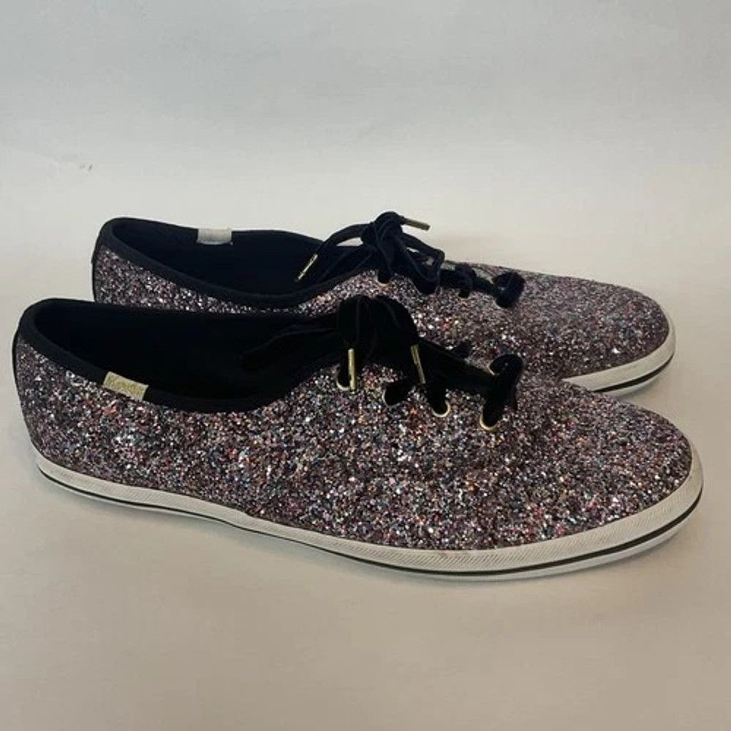 Kate Spade Kate Spade Keds Lace Up Champion Glitter Sneakers Women 10 Size US 10 / IT 40 - 11 Thumbnail