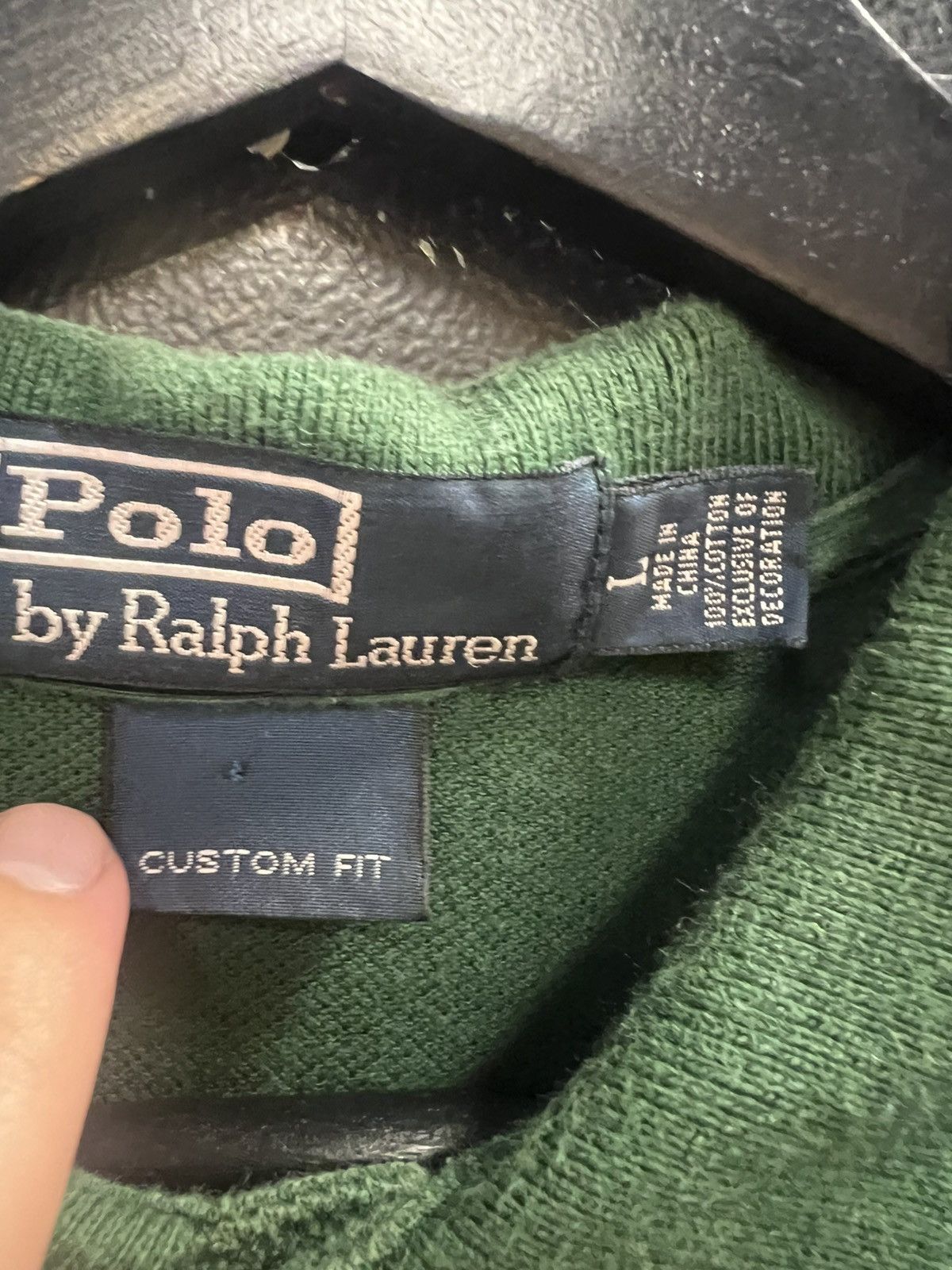 Polo Ralph Lauren Vintage Polo Ralph Lauren Great Britain Polo Shirt Size US L / EU 52-54 / 3 - 3 Thumbnail