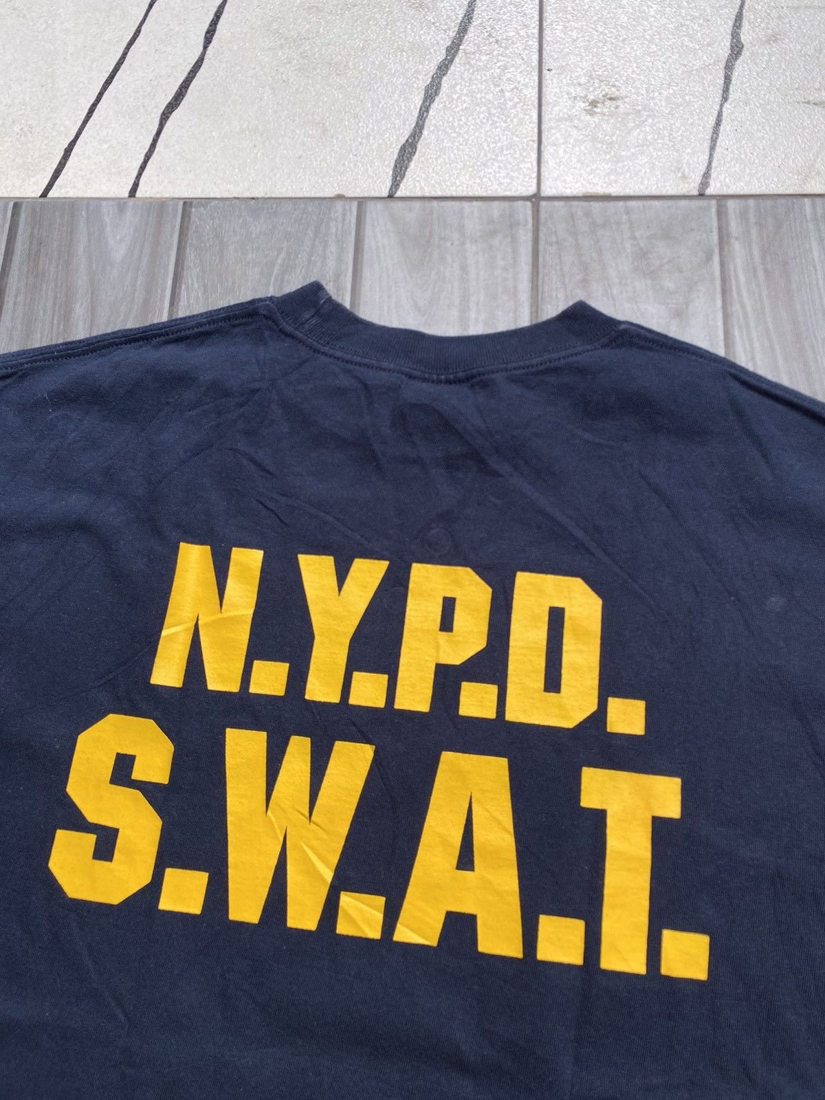 Alstyle × Vintage Vintage NYPD Newyork Police Department Swat Tee Size US M / EU 48-50 / 2 - 5 Thumbnail