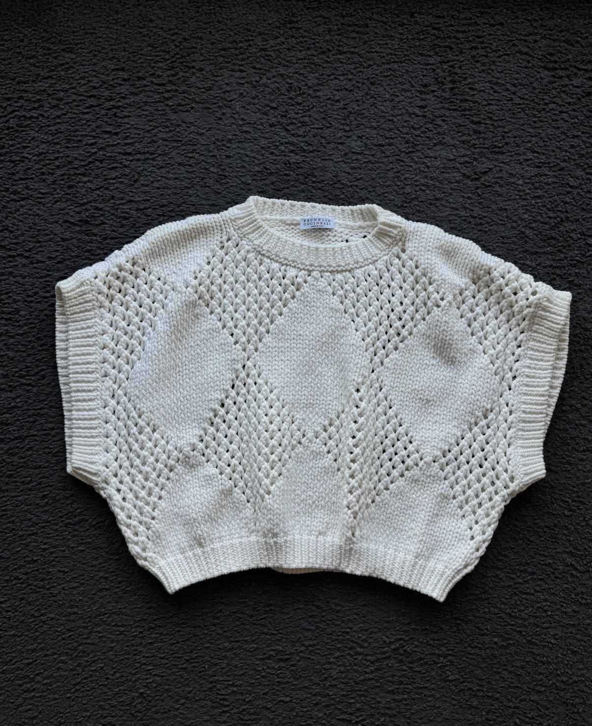 Brunello Cucinelli Brunello Cucinelli Knitted sweater west Size S / US 4 / IT 40 - 1 Thumbnail