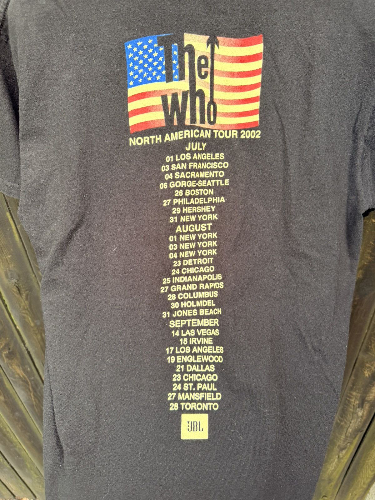Band Tees VTG 2002 The Who North American Tour 2002 tee Size Medium Size US M / EU 48-50 / 2 - 7 Thumbnail