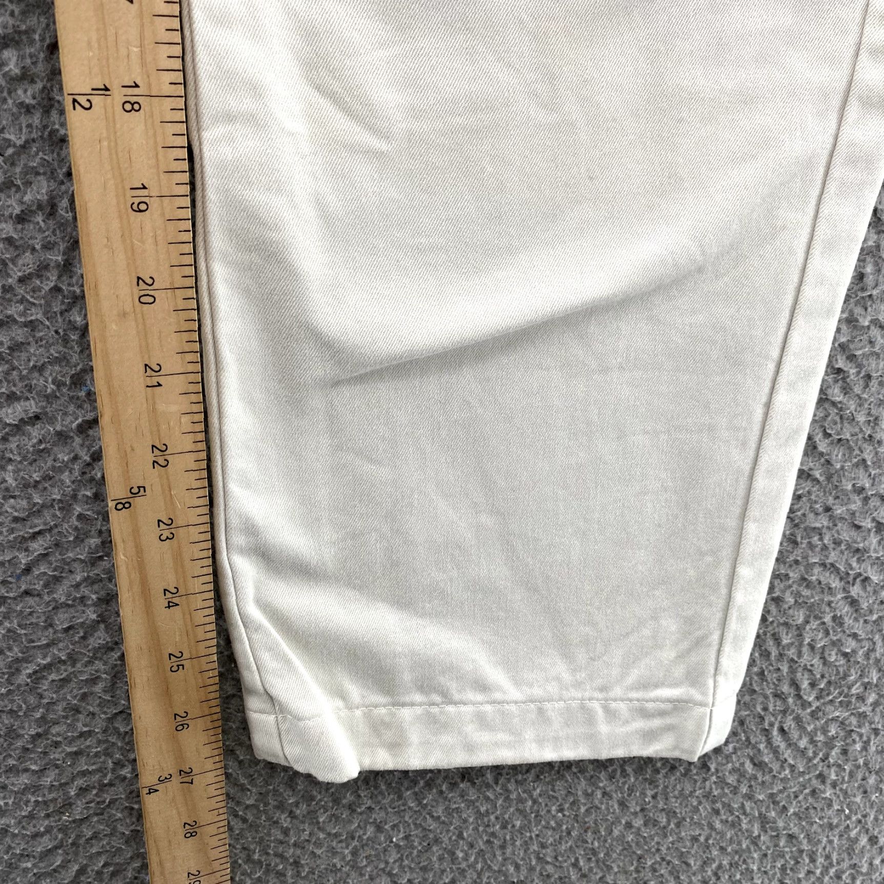 Vineyard Vines Vineyard Vines Club Pant Mens 34x27 Ivory Chino Flat Front Khaki Classic Preppy Size US 34 / EU 50 - 4 Thumbnail