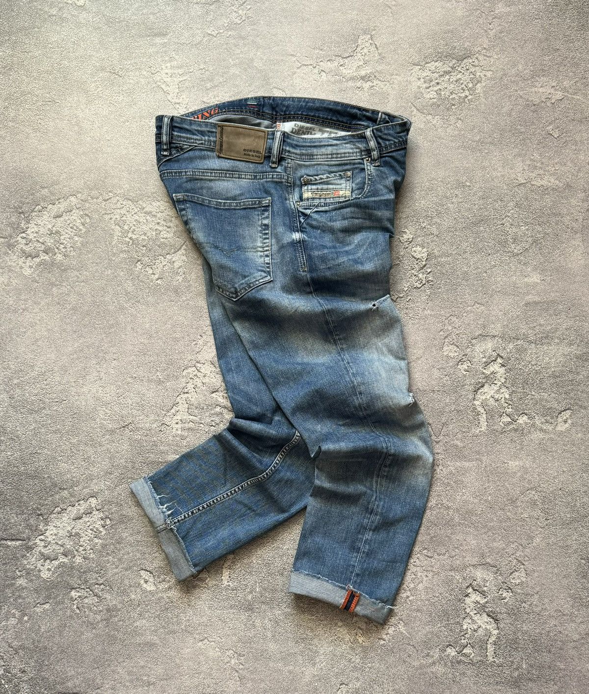 Diesel × Diesel Black Gold Diesel 34/30 denim pant trouser Jean chino distressed y2k Size US 34 / EU 50 - 17 Thumbnail