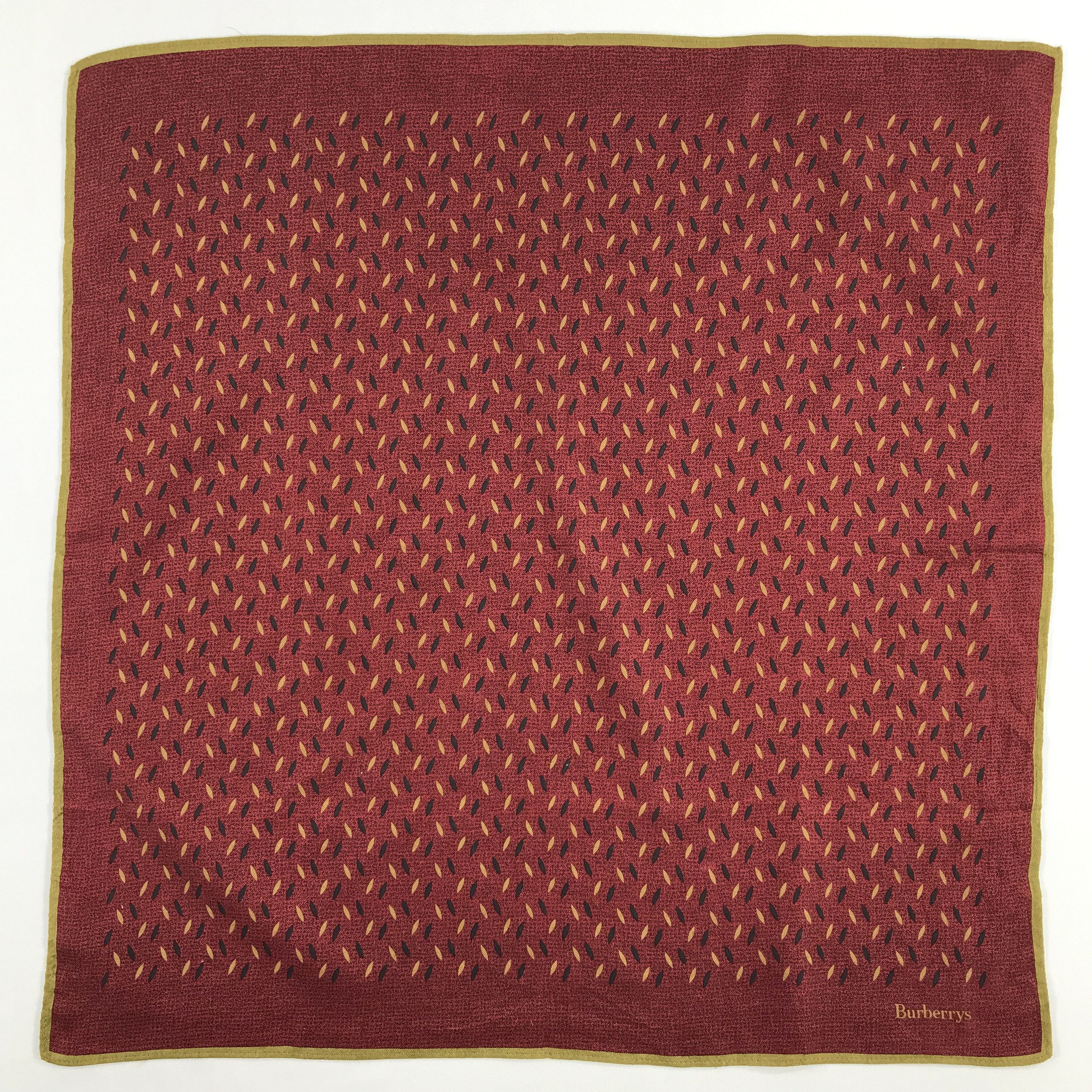 Burberry × Vintage Burberry Bandana / Handkerchief / Neckerchief - S1955 Size ONE SIZE - 1 Thumbnail