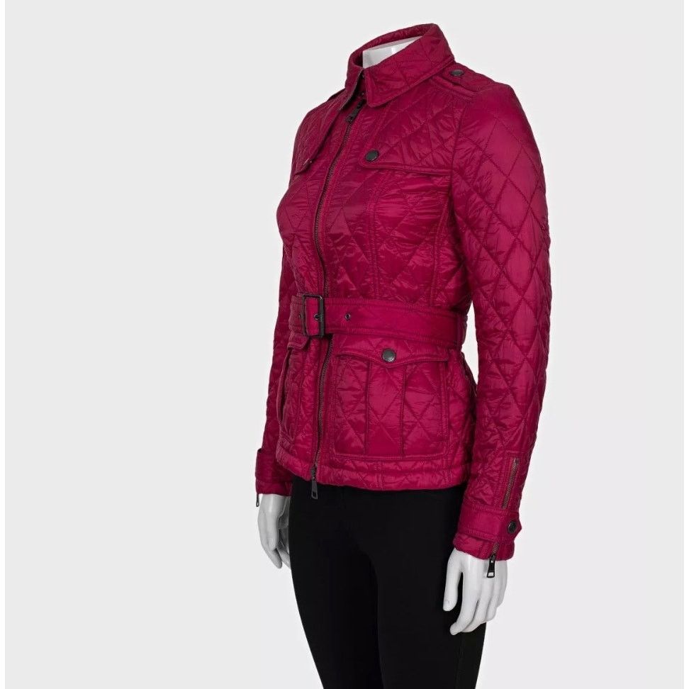 Burberry Burberry Pink Fitted Jacket - Size XS Size XS / US 0-2 / IT 36-38 - 2 Thumbnail