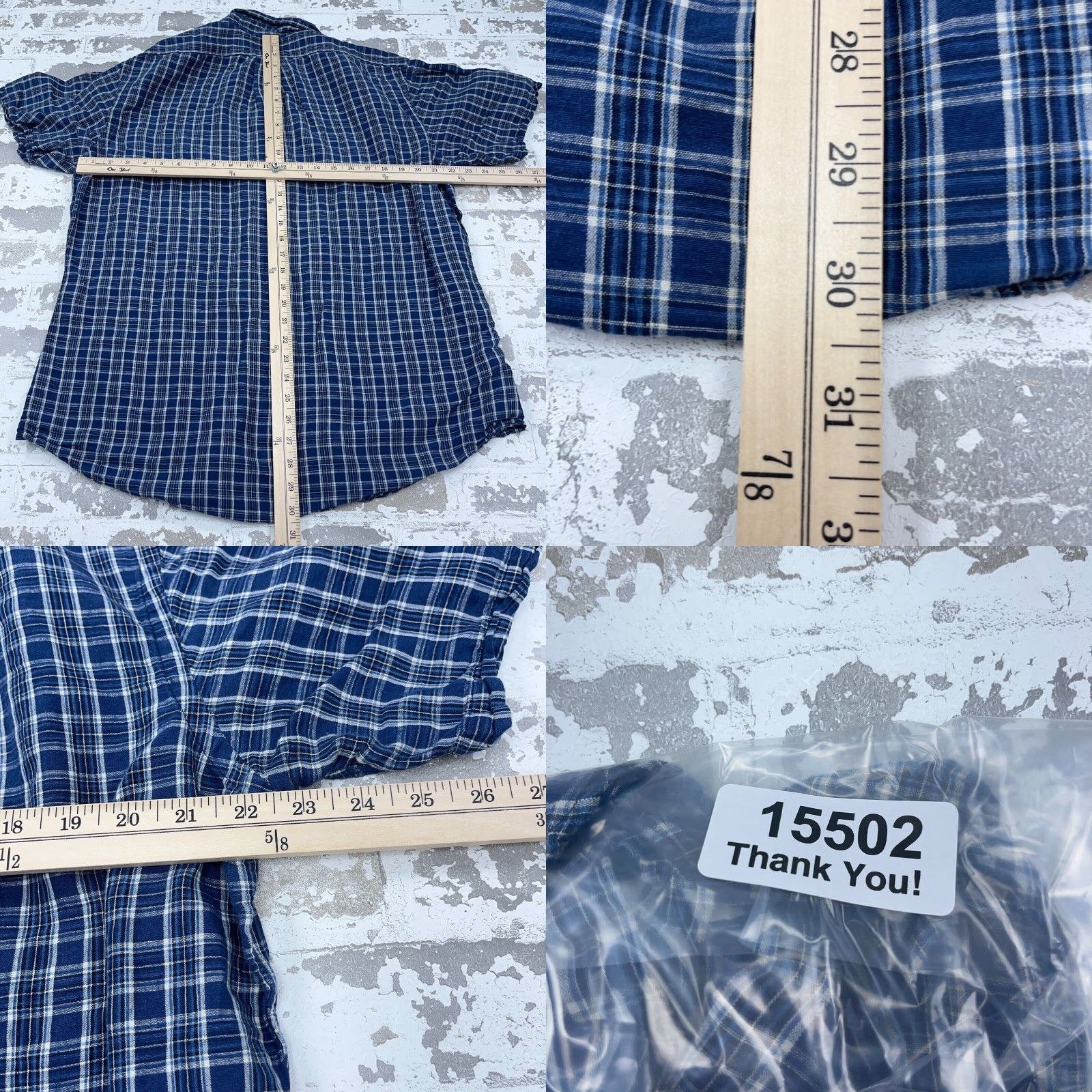 Ralph Lauren **Ralph Lauren Men's XL Blue Plaid Button-Down Shirt** User: Ralph Lauren Men's XL Blue Plaid Button-Down Shirt Size US XL / EU 56 / 4 - 8 Thumbnail