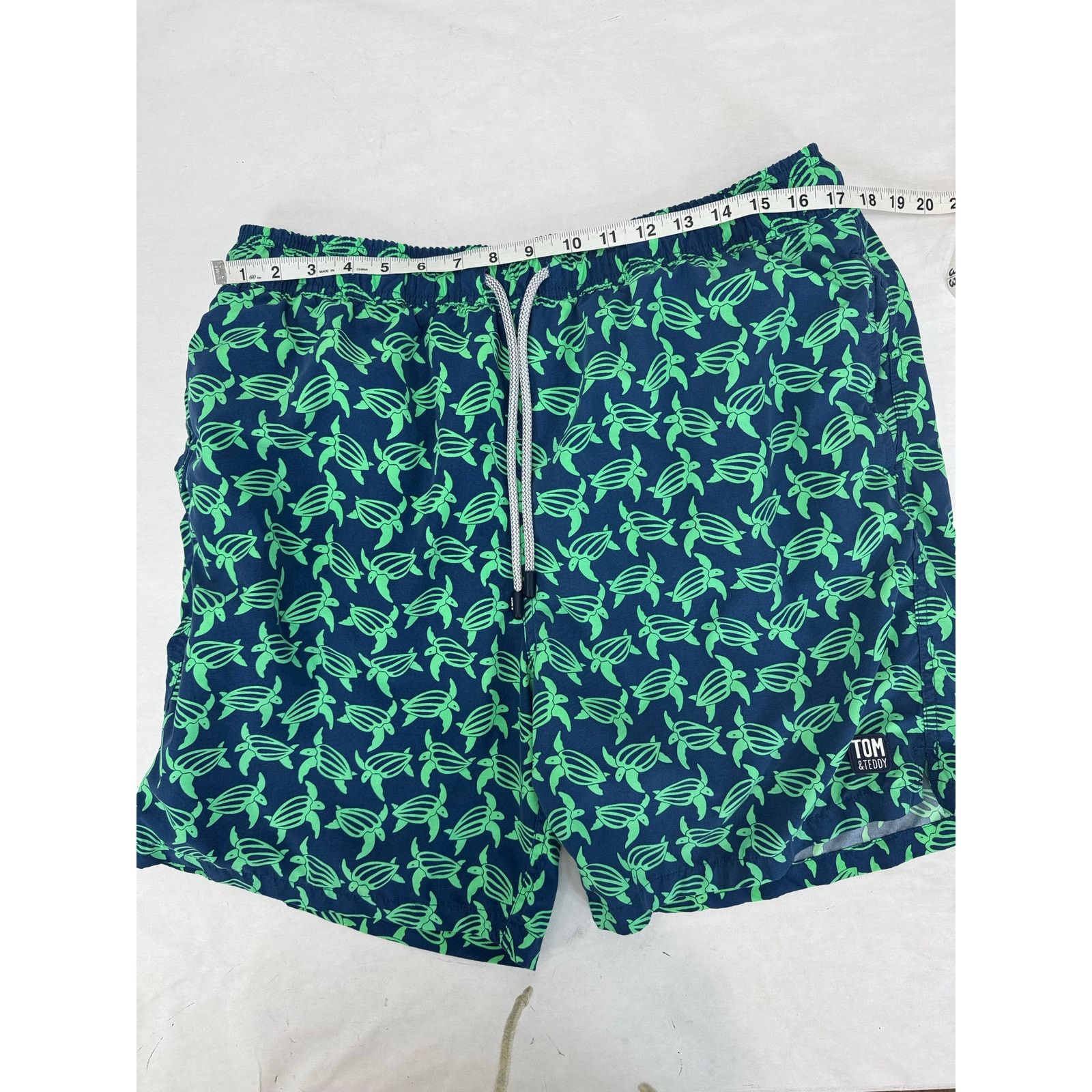 Other Tom & Teddy Swim Trunks Sea Turtle Print Board Shorts - XL Size US 34 / EU 50 - 3 Thumbnail