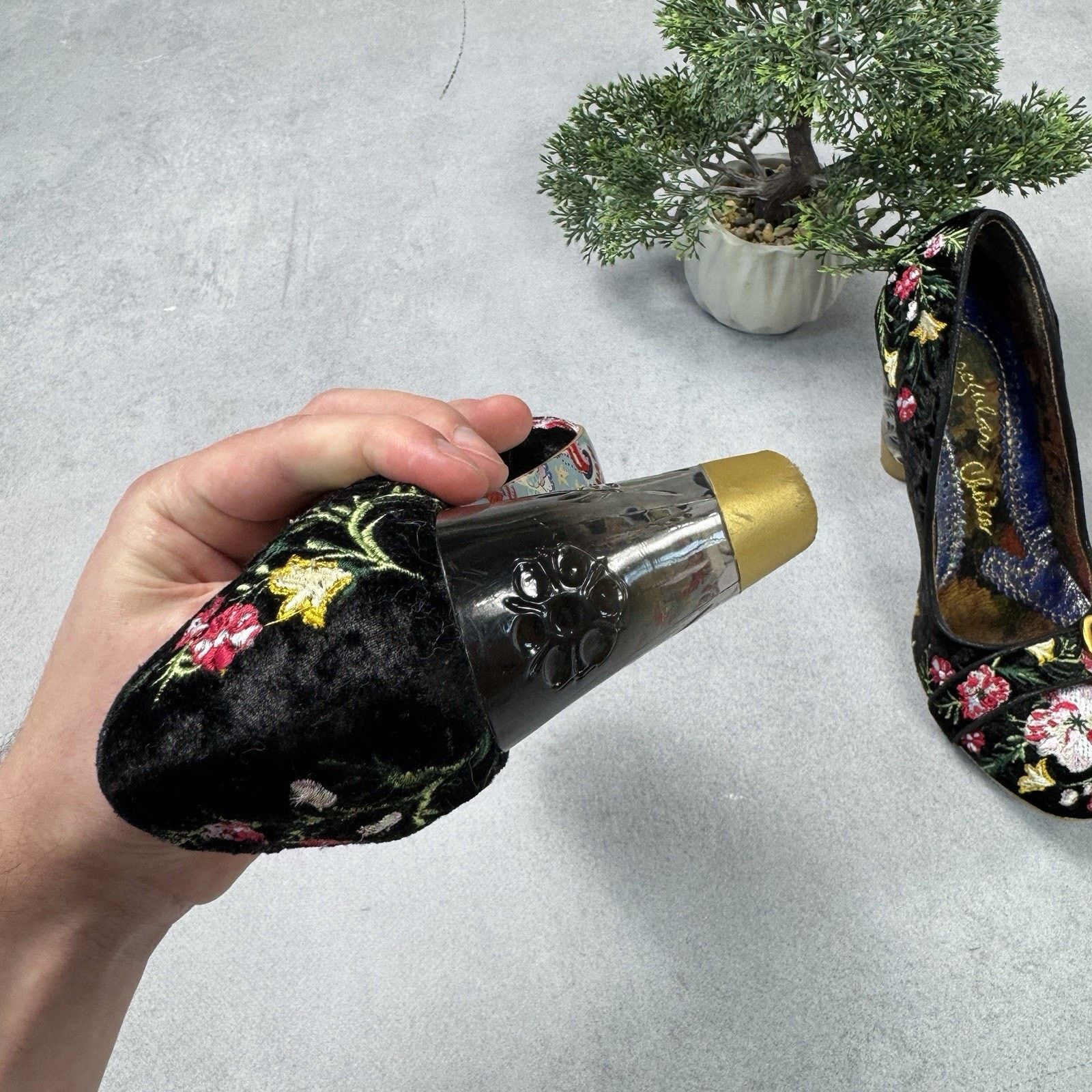 Vintage Irregular Choice Men Floral Heels Avant Garde Pumps 39 Us 9 Size US 9 / IT 39 - 10 Thumbnail