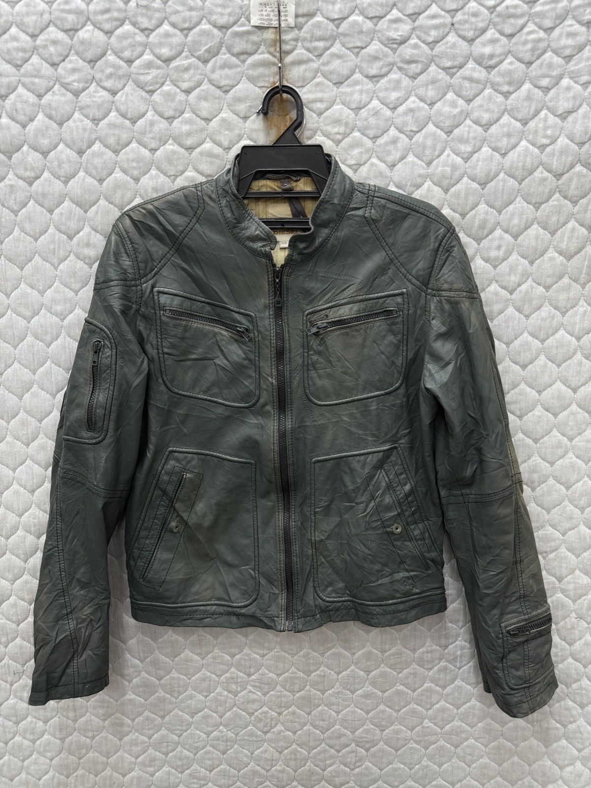 Diesel Black Gold 🔥🔥🔥ARCHIVE DIESEL BIKER JACKET Size US M / EU 48-50 / 2 - 1 Thumbnail