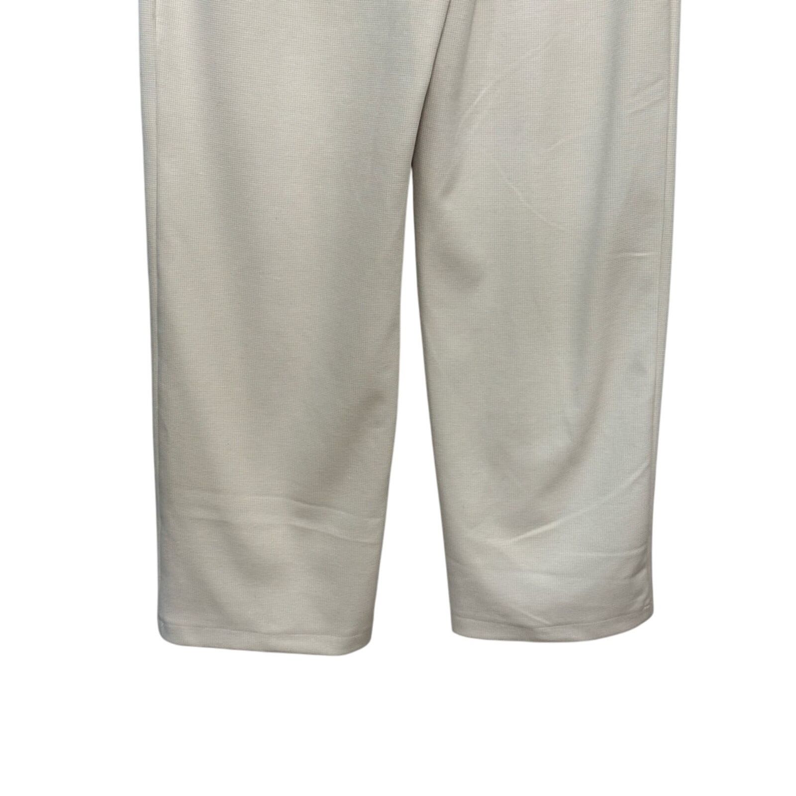 Topshop Topshop Dress Pants Ivory Waffle Knit Pull On 6 New Size 33" - 6 Thumbnail