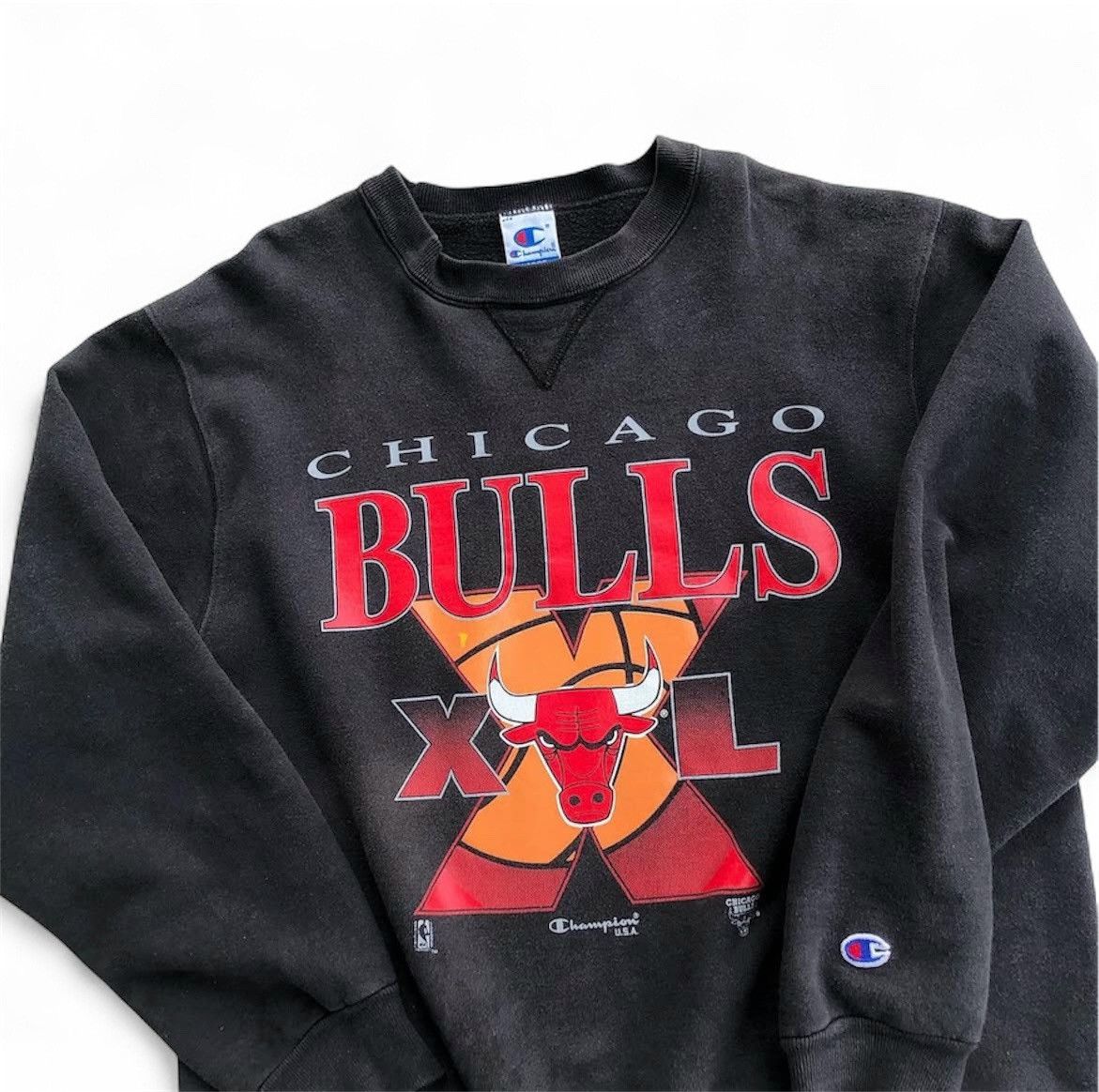 Champion vintage Champion x Chicago Bulls sweatshirt Size US L / EU 52-54 / 3 - 2 Thumbnail