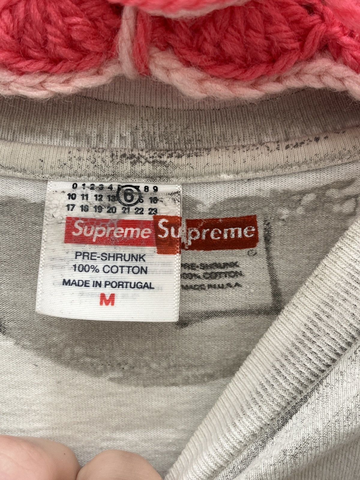 Maison Margiela × Supreme Supreme x Maison Margiela MM6 Box Logo Tee White M Size US M / EU 48-50 / 2 - 5 Thumbnail