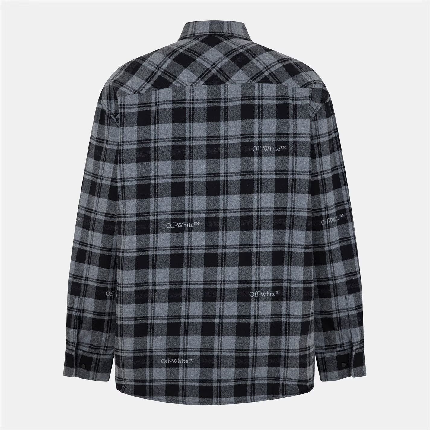 Off-White o1g2r1mq0326 Oversized Overshirt in Multicolor Size US XS / EU 42 / 0 - 2 Thumbnail