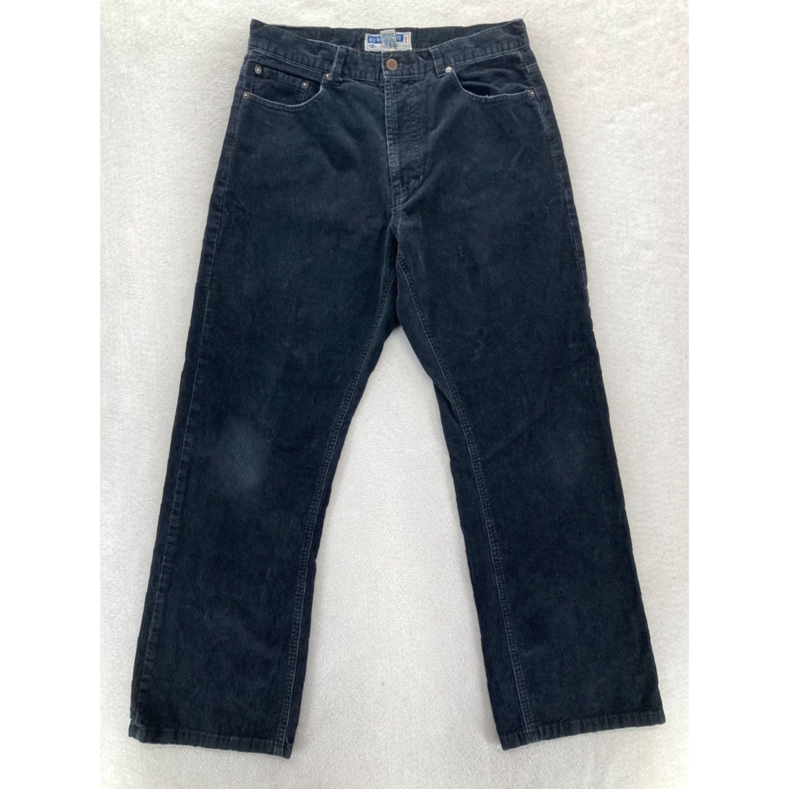 Old Navy Old Navy Corduroy Pant Mens 33x32 Black 5-Pocket Vintage Y2K Read Size US 33 - 2 Thumbnail