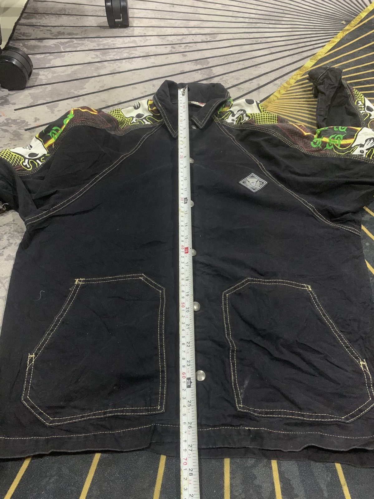 Vintage VINTAGE!! Hot Tuna Black Rock Metal Jacket Size US M / EU 48-50 / 2 - 8 Thumbnail