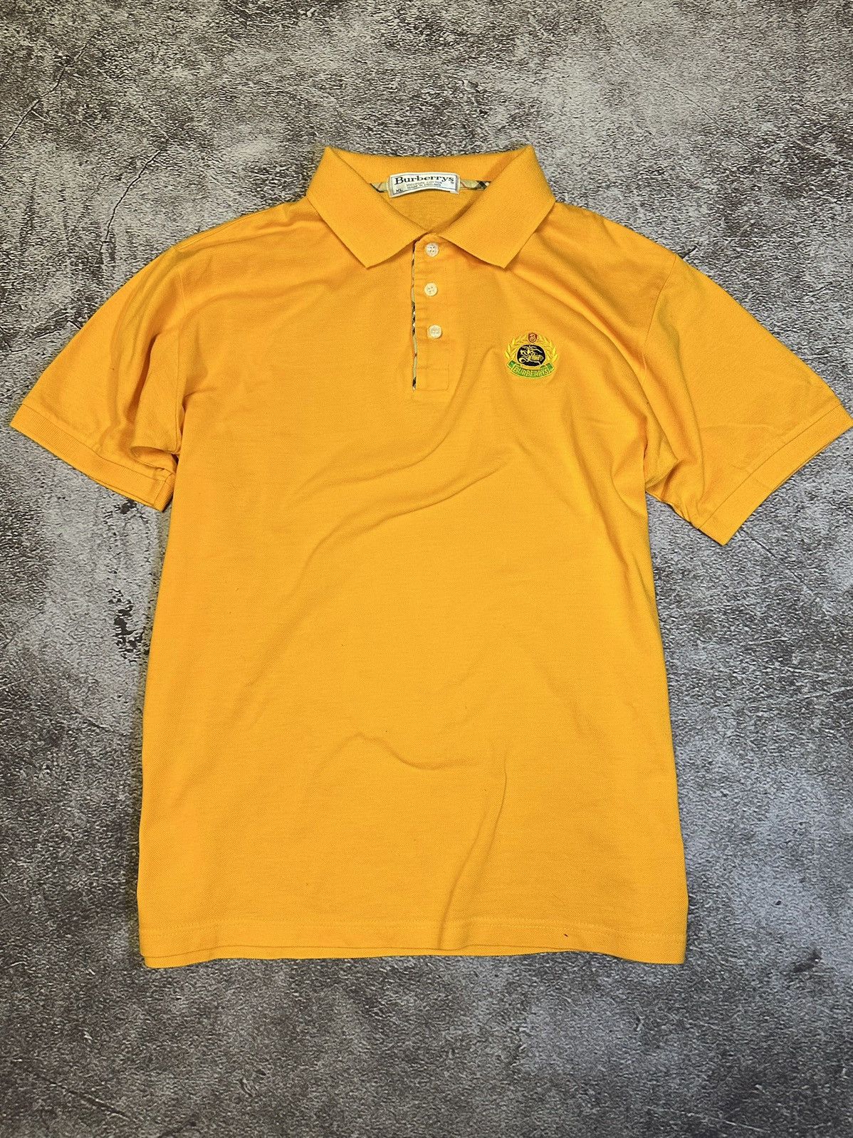 Burberry RARE 90s Burberrys London Orange 2 Nova Polo made in England Size US XL / EU 56 / 4 - 3 Thumbnail