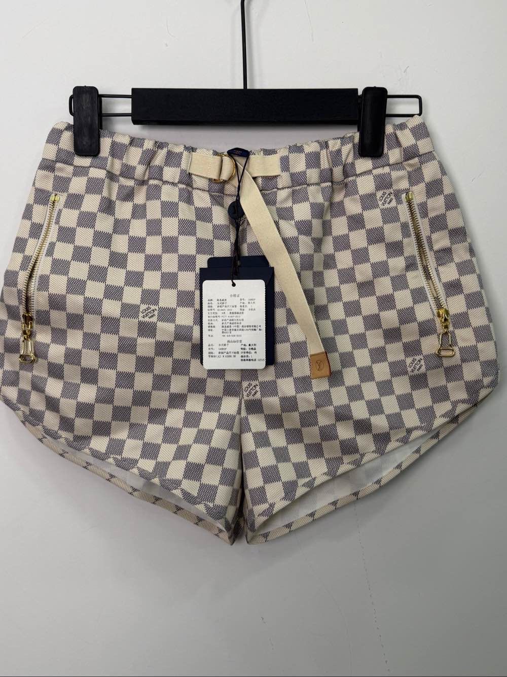 Louis Vuitton Louis Vuitton Damier Check Shorts Size 36 Size 26" / US 2 / IT 38 - 1 Thumbnail