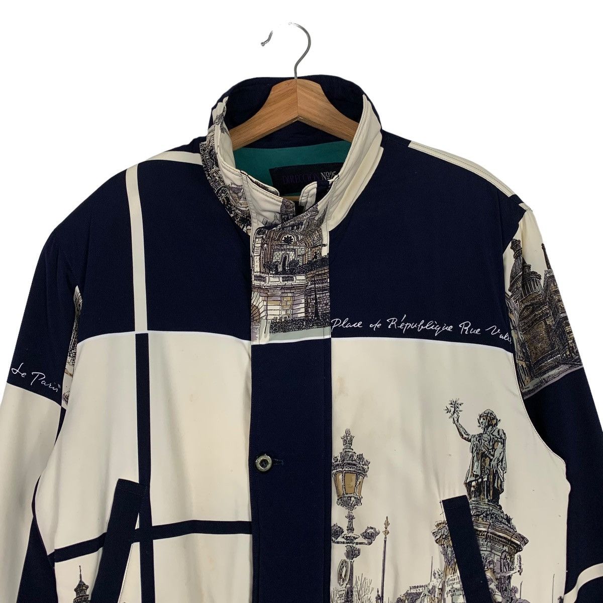 Japanese Brand DIRECCION NO25 PARIS HISTORY FULLPRINT JACKET #0130-C7 Size US M / EU 48-50 / 2 - 3 Thumbnail