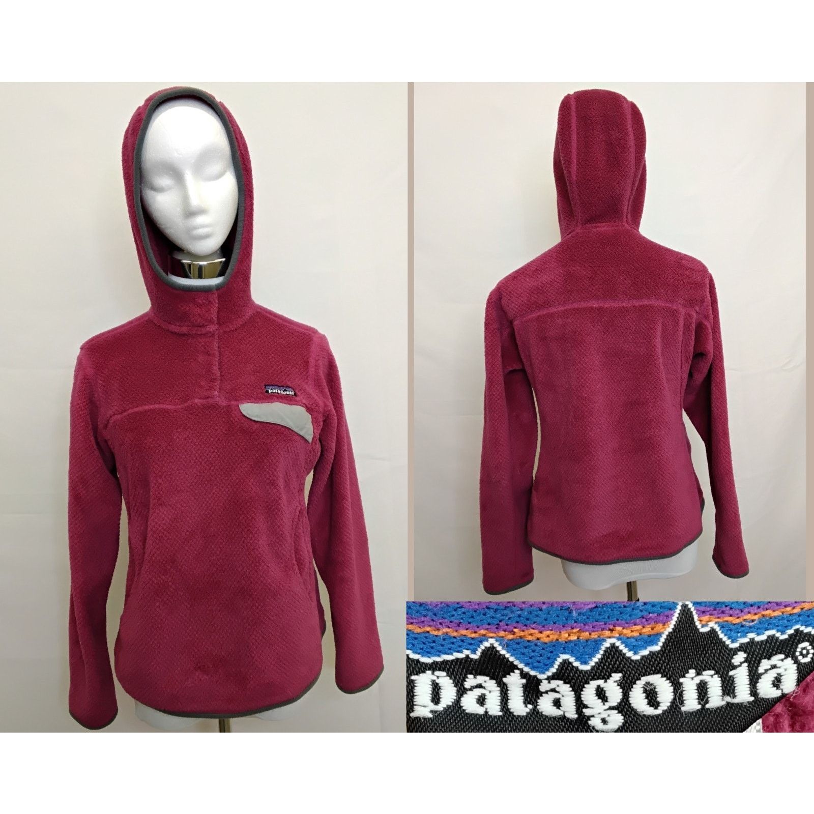Patagonia Patagonia Re-Tool Snap-T Fleece Pullover Women's S Magenta Size S / US 4 / IT 40 - 1 Thumbnail