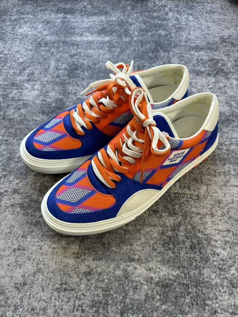 Louis Vuitton Ollie Blue Orange Board Shoes