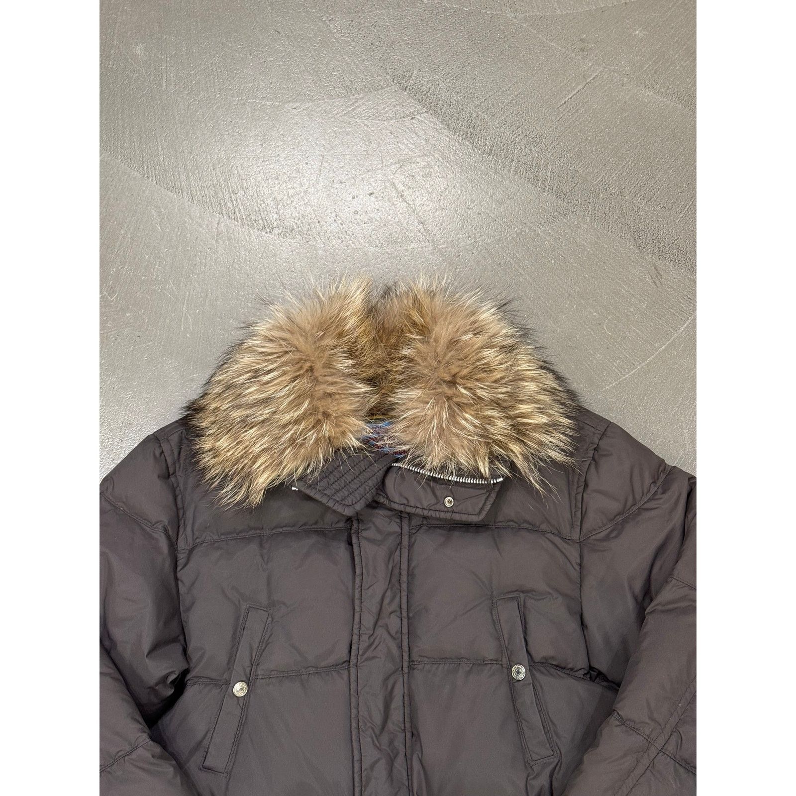 Dsquared2 2000s Dsquared2 cropped puffer jacket with murmanski fur Size L / US 10 / IT 46 - 2 Thumbnail