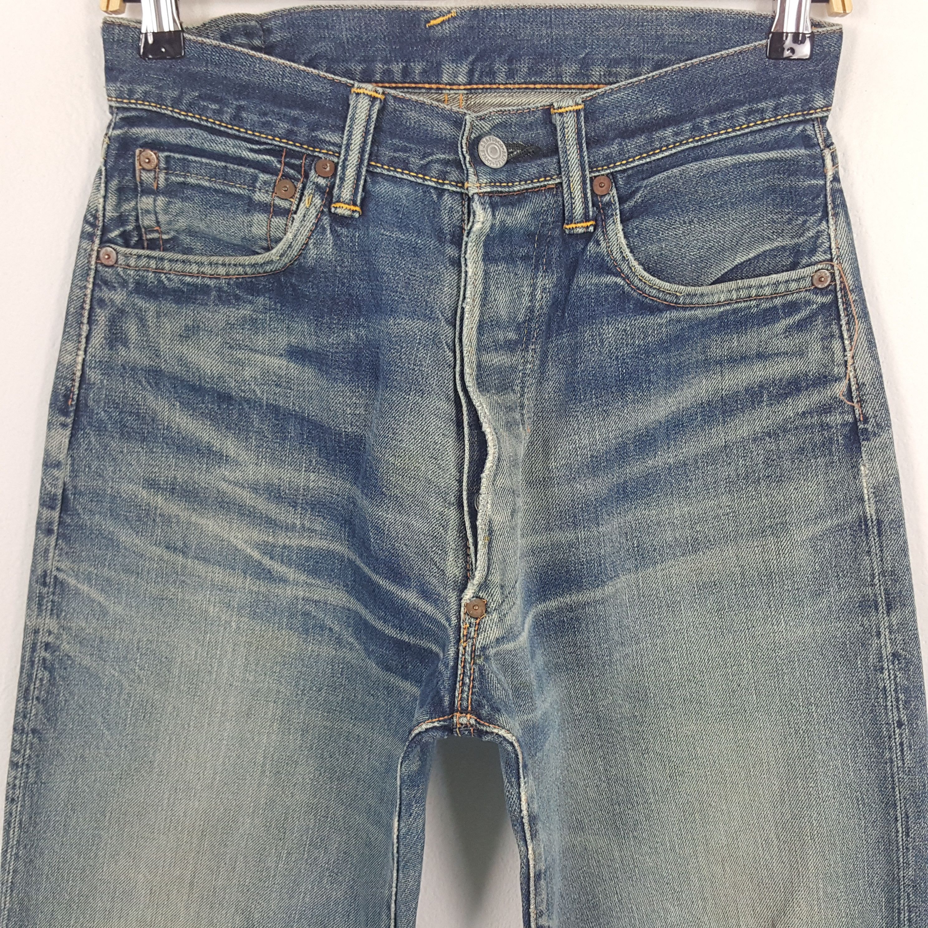 Evisu × Vintage Vintage Evisu Japan Selvedge Custom Daicock Denim Jeans Size US 27 - 5 Thumbnail