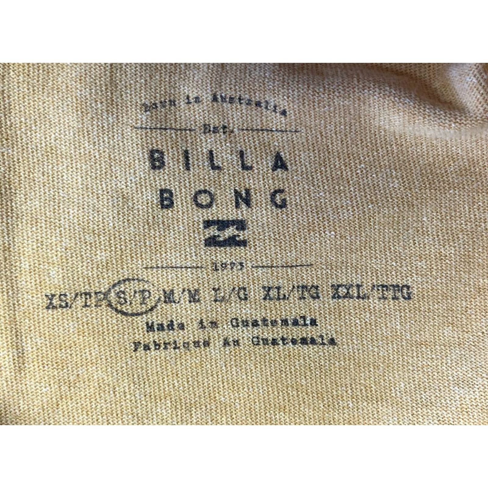 Billabong Vtg Billabong Dreamland Mindnight Sun Graphic Print T-Shirt Yellow Men's Size S Size US S / EU 44-46 / 1 - 5 Thumbnail