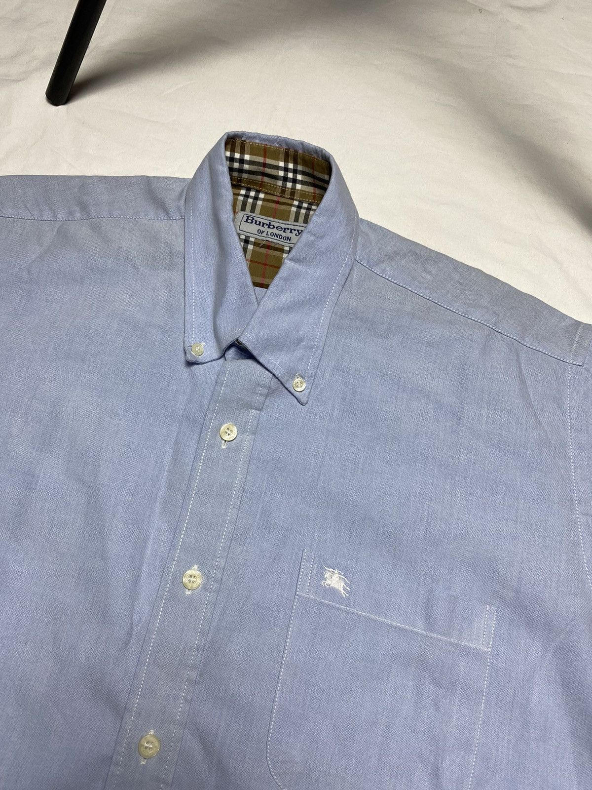 Burberry × Vintage Burberrys shirt vintage Size US XL / EU 56 / 4 - 4 Thumbnail