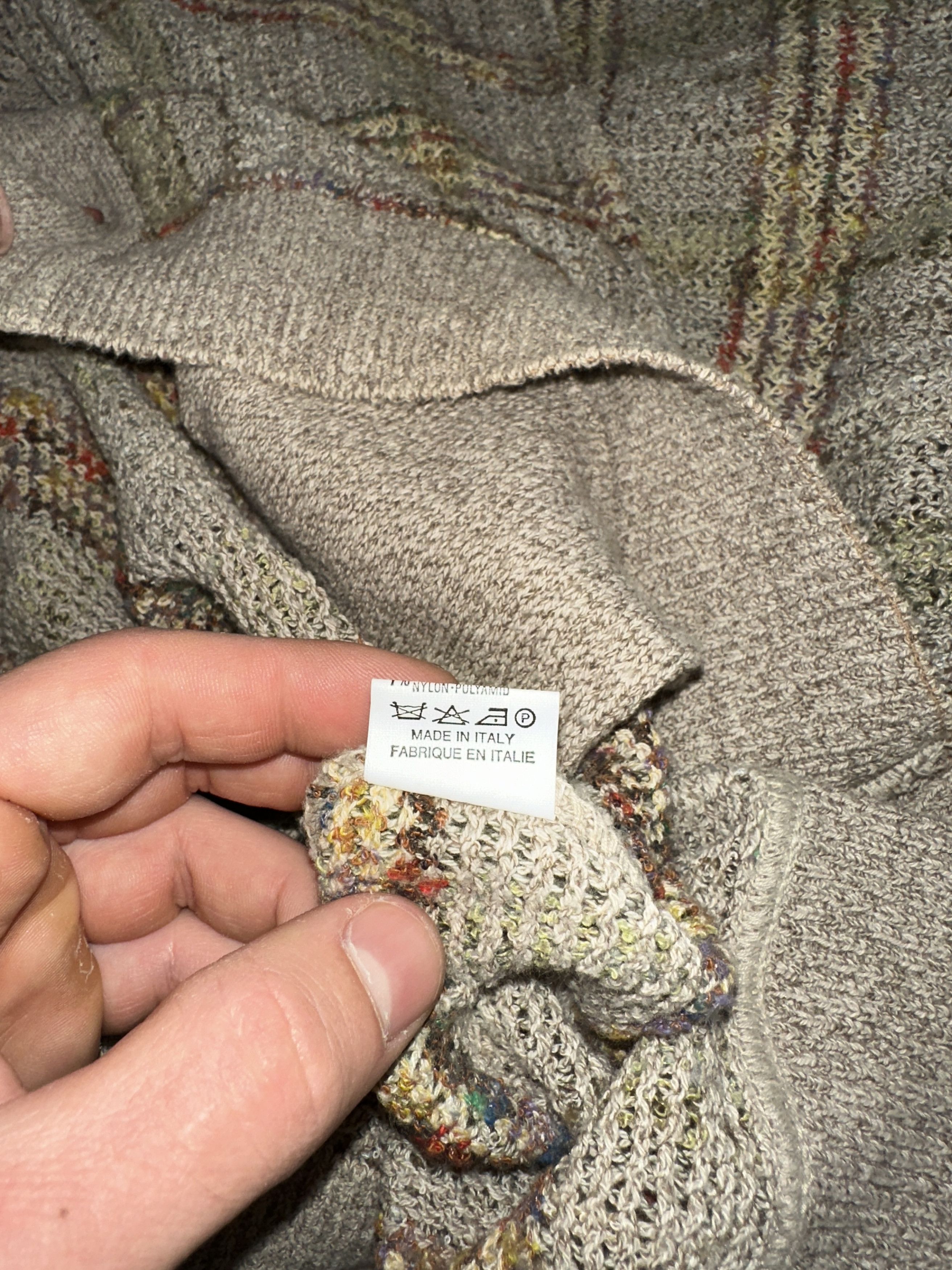 Missoni 1989 Missoni Cardigan 3DKnit Pullover Retro Jeresy Size 48 M Size US M / EU 48-50 / 2 - 9 Thumbnail