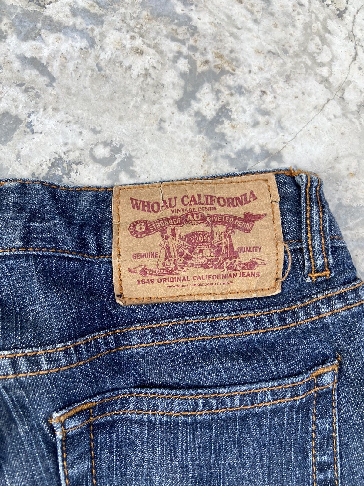 Who A.U. WHO.AU california denim pants women slimfit Size 27" / US 4 / IT 40 - 8 Thumbnail