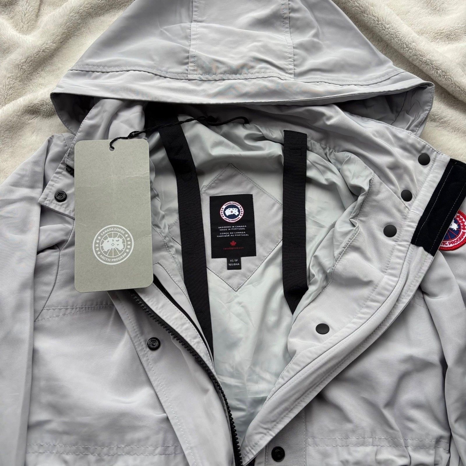 Canada Goose Canada Goose Belcarra Silverbirch Grey Hooded Jacket - $750 Size XS / US 0-2 / IT 36-38 - 5 Thumbnail