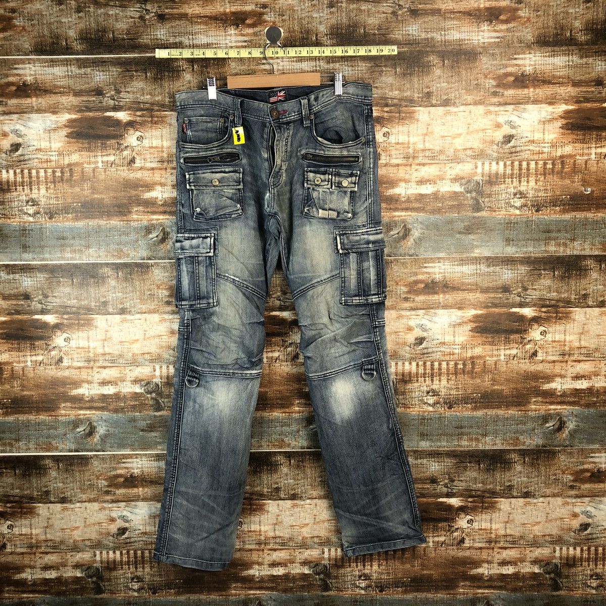 DL Lyric utility Black Multipocket Denim Pants #A2070