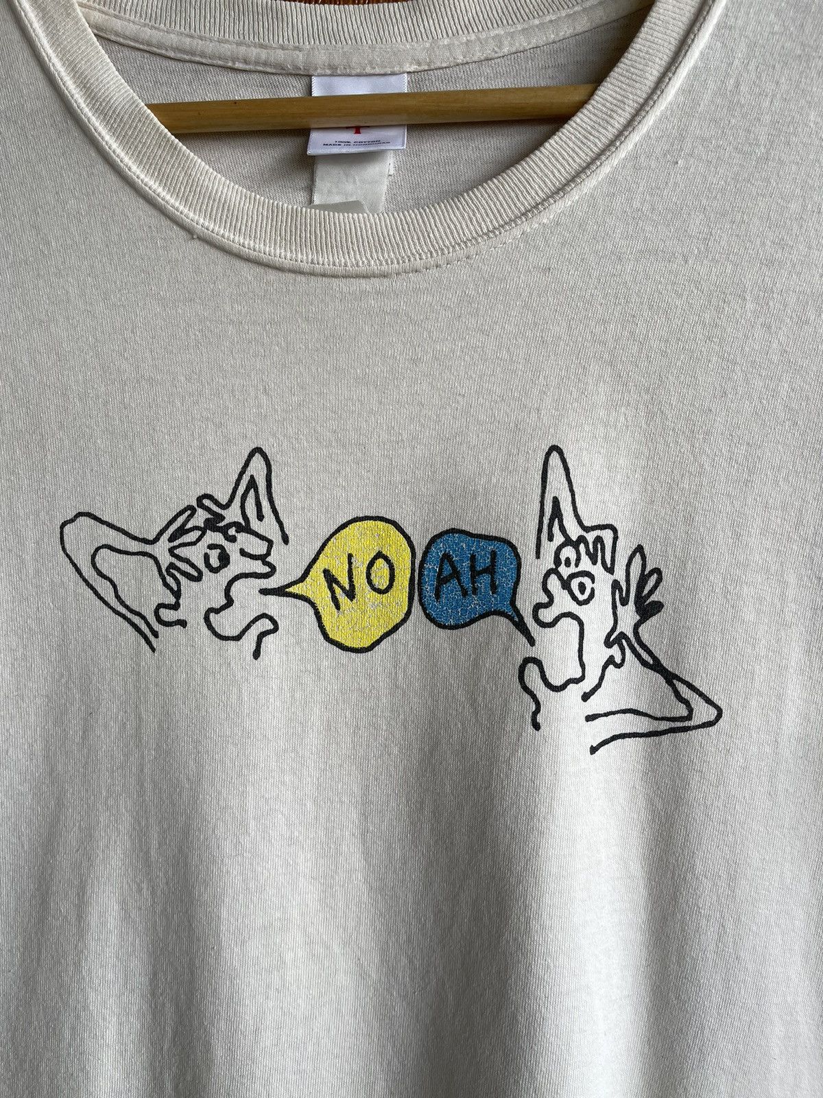 Noah Hype🔥NOAH🔥Art White Tshirt Y2k Size US L / EU 52-54 / 3 - 4 Thumbnail