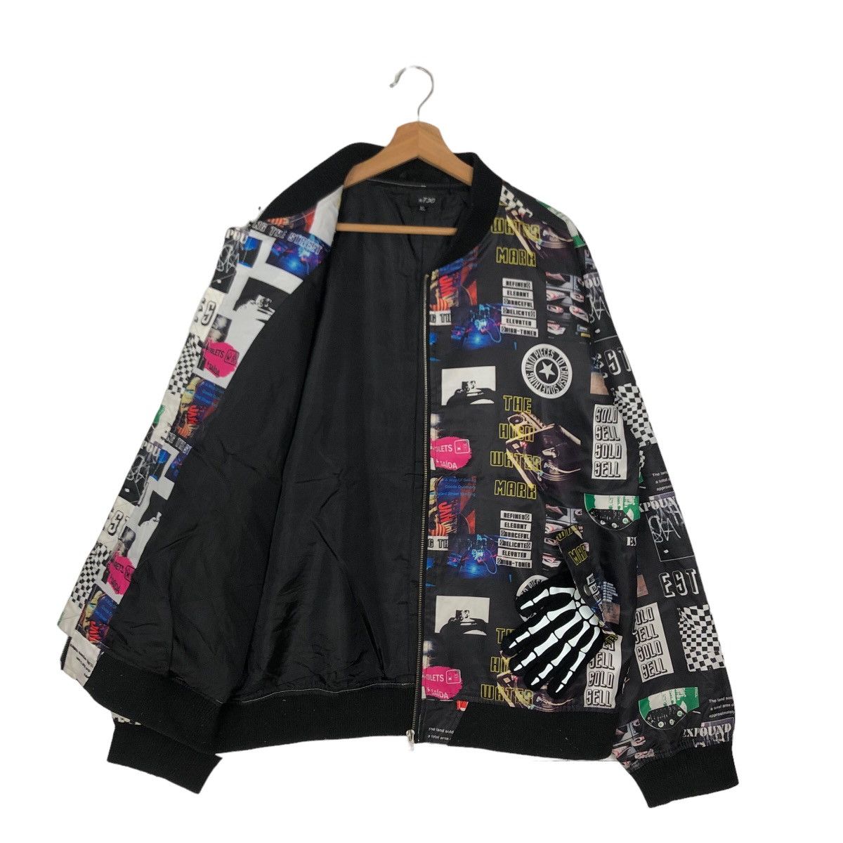 Japanese Brand STREETWEAR DESIGN RARE BOMBER JACKET BIG LOGO Size US XL / EU 56 / 4 - 8 Thumbnail