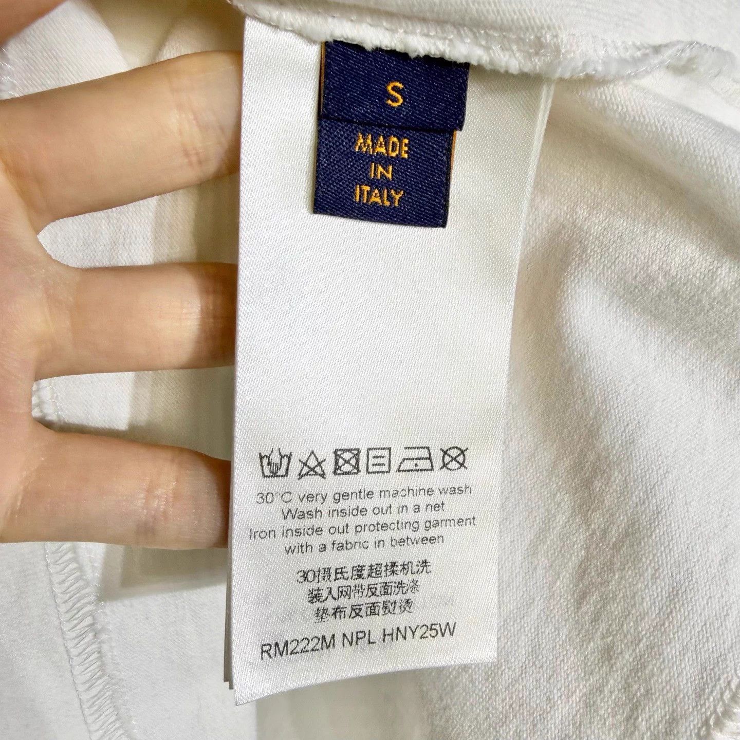 Louis Vuitton LV 23SS ShortSleeve Tee White 3D Foam Graffiti S Size US S / EU 44-46 / 1 - 4 Thumbnail