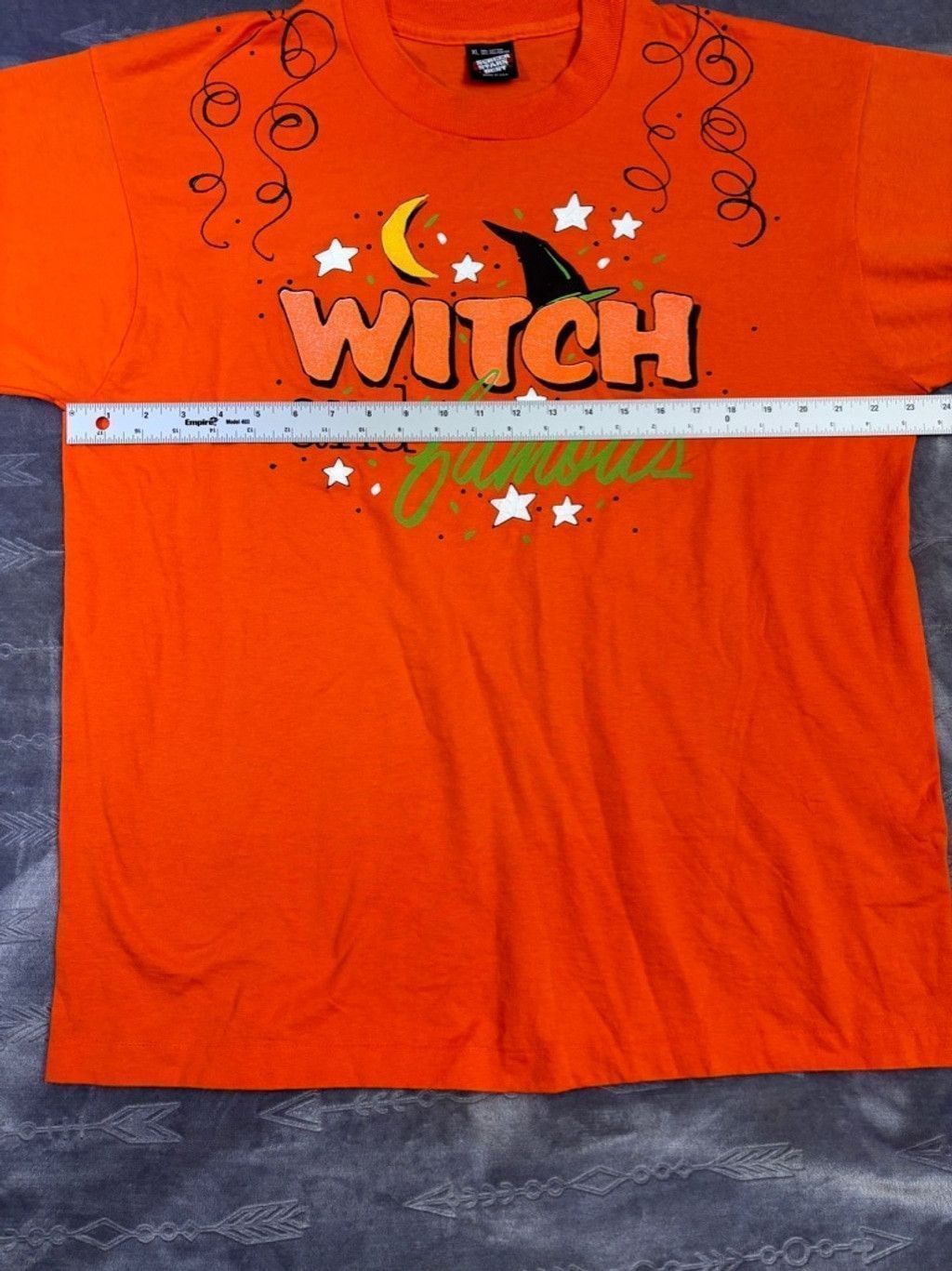 Other Men's VTG Deadstock Single Stitch Screen Stars TShirt XL Ora Size XL / US 12-14 / IT 48-50 - 3 Thumbnail