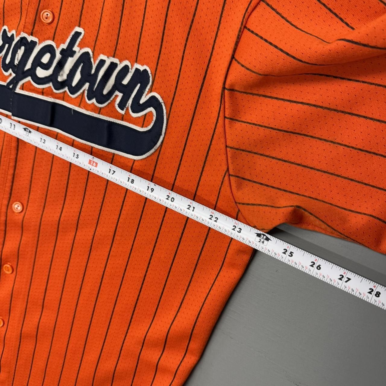 Majestic Vintage Georgetown Majestic Orange Baseball Jersey XL Size US XL / EU 56 / 4 - 7 Thumbnail