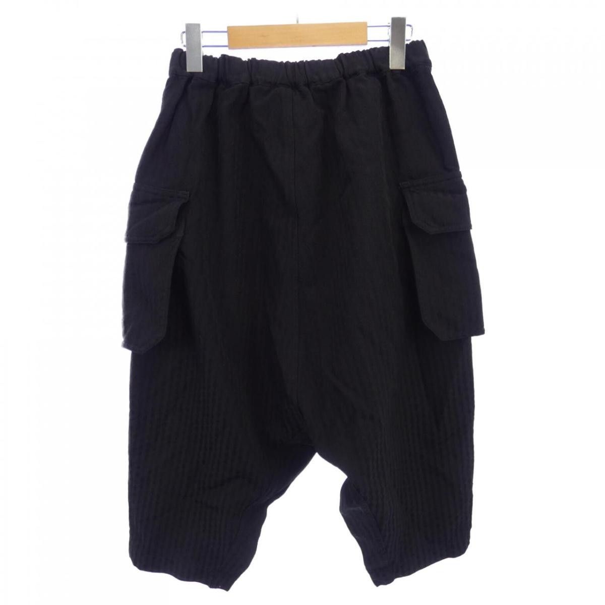 Comme des Garcons Black Shorts Cargo Half Pants Saruel Black Size US 26 / EU 42 - 2 Thumbnail