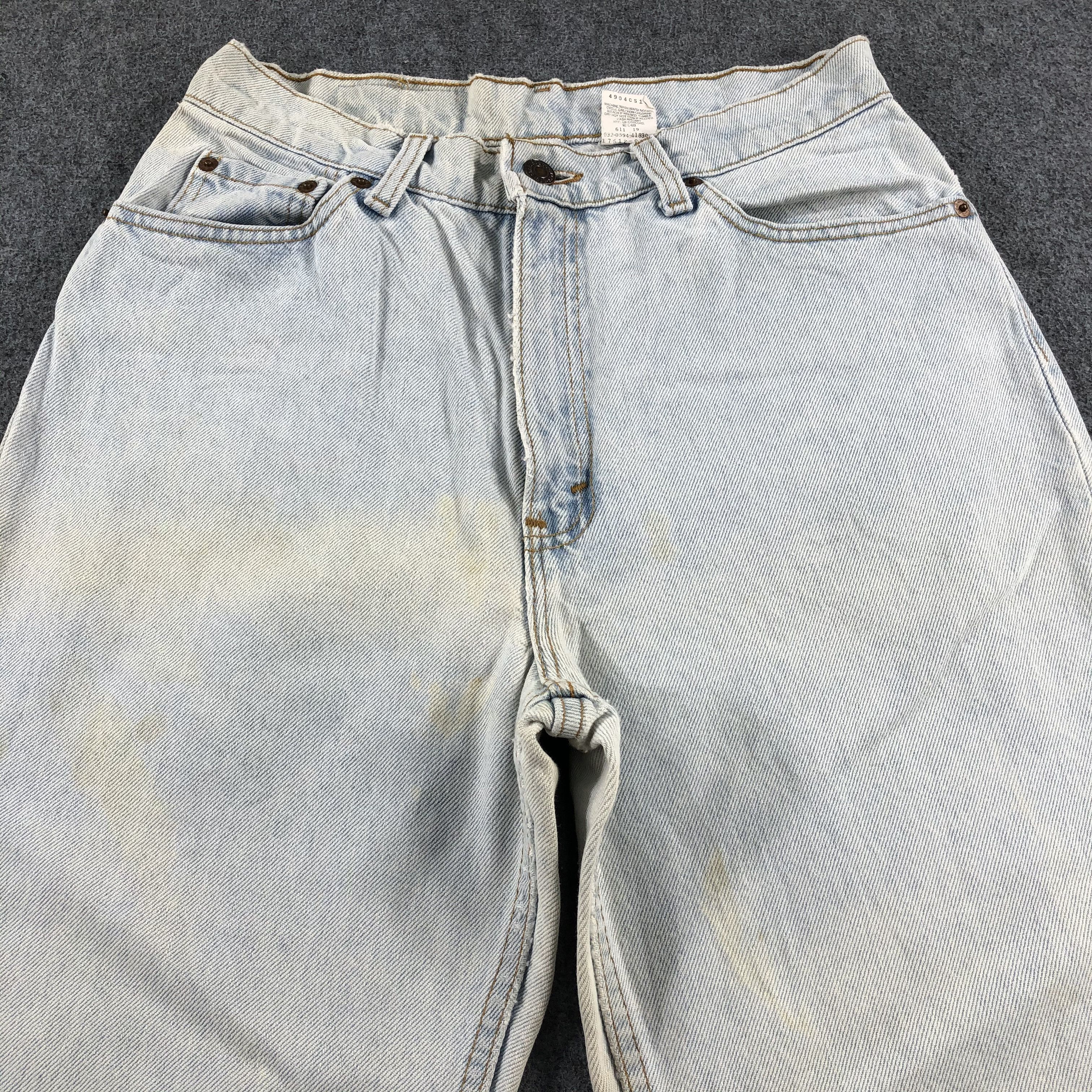 Levi's 90s Vintage Light Wash Levis 512 Jeans-J2319 Size US 29 - 3 Thumbnail