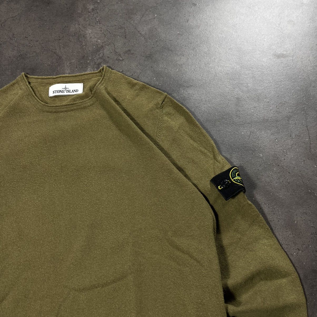 Stone Island Vintage Stone Island Massimo Osti Knit Sweater Drill Casual Size US M / EU 48-50 / 2 - 4 Thumbnail